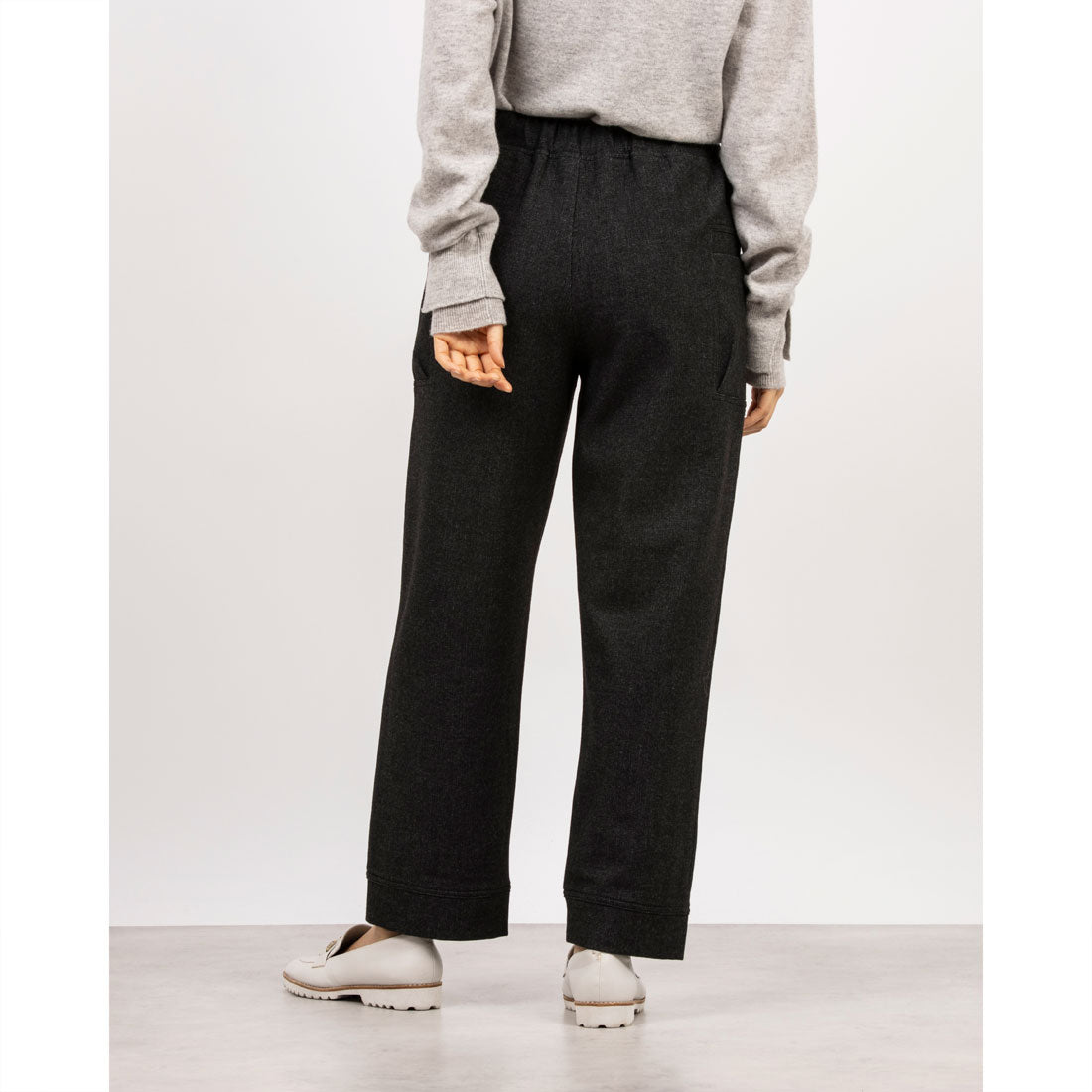 ピッツオ ビアンコ Pizzo Bianco チェックイージーパンツ （ブラック） ブラック