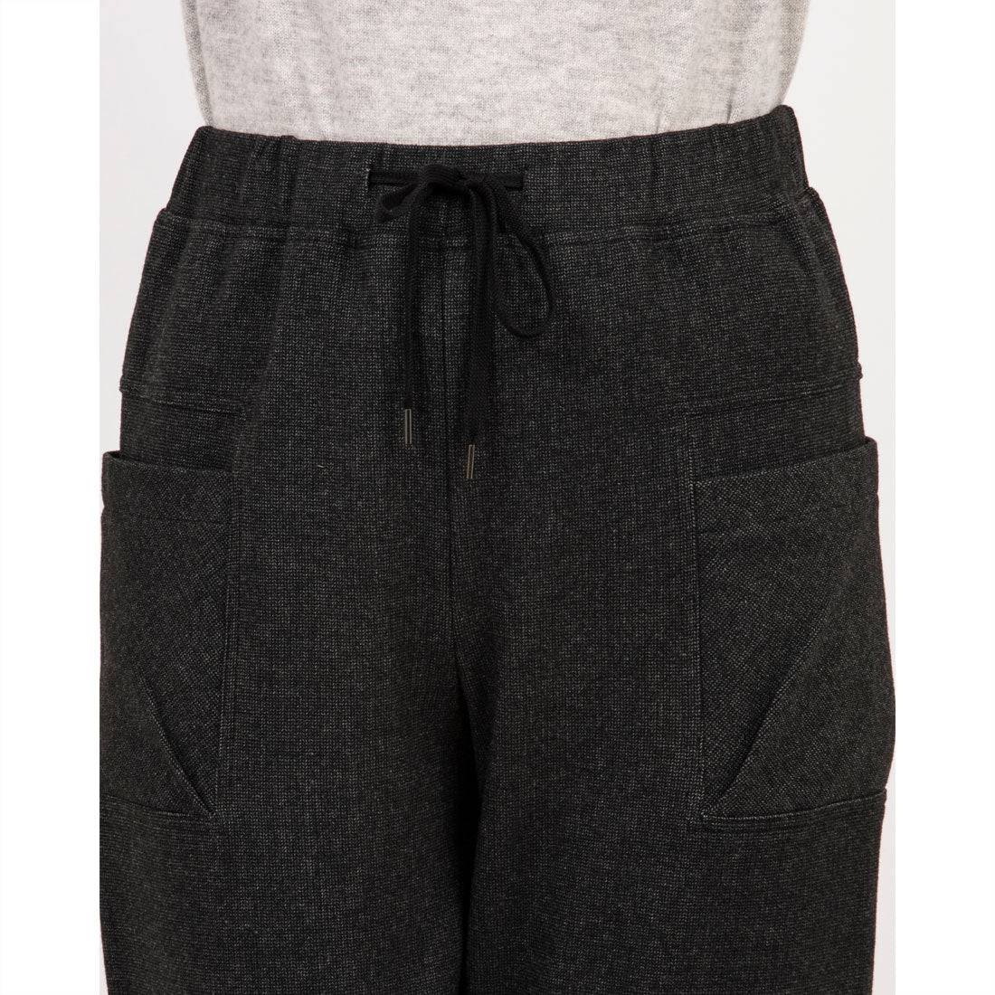 ピッツオ ビアンコ Pizzo Bianco チェックイージーパンツ （ブラック） ブラック