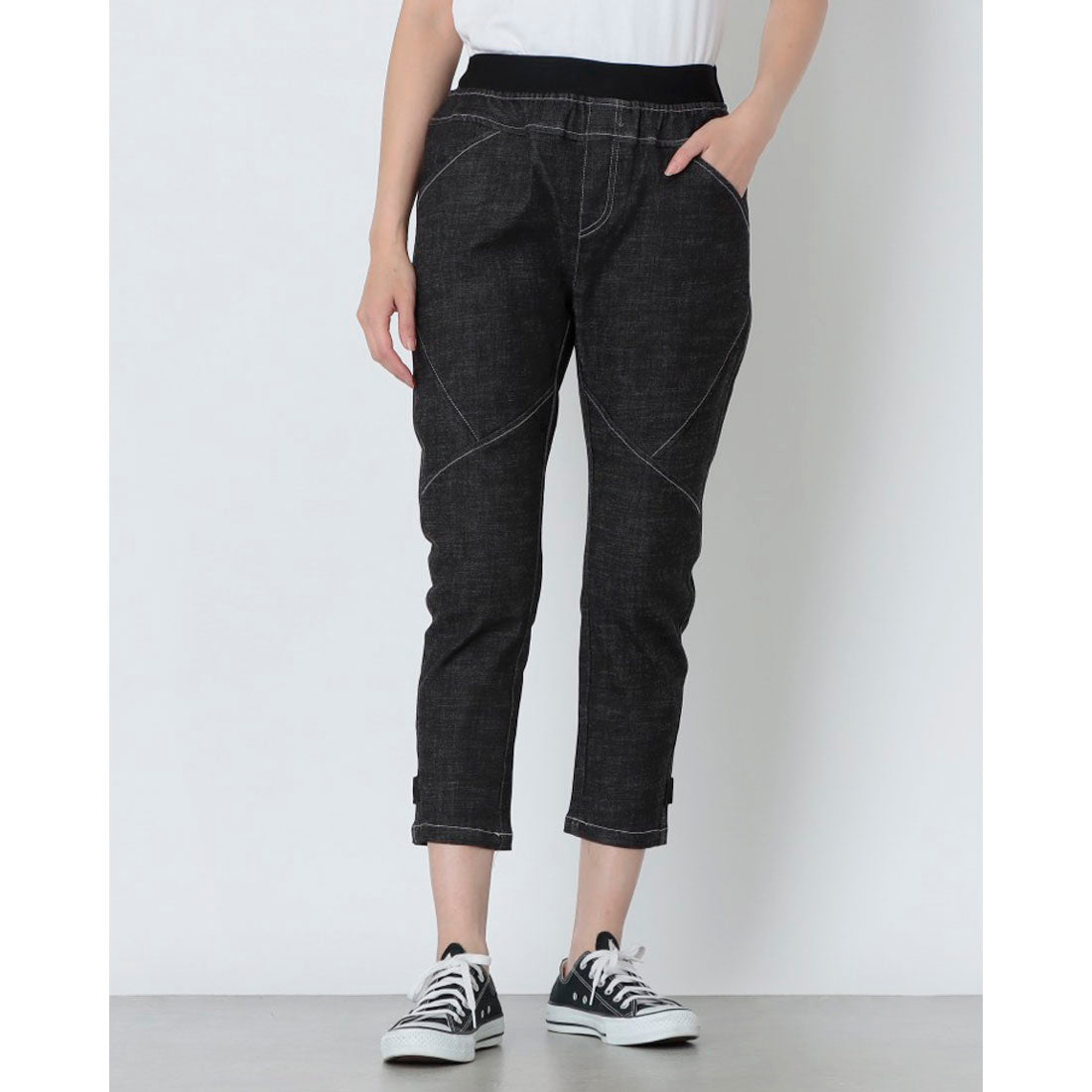 ピッツオ ビアンコ Pizzo Bianco デニムパンツ （ブラック） ブラック