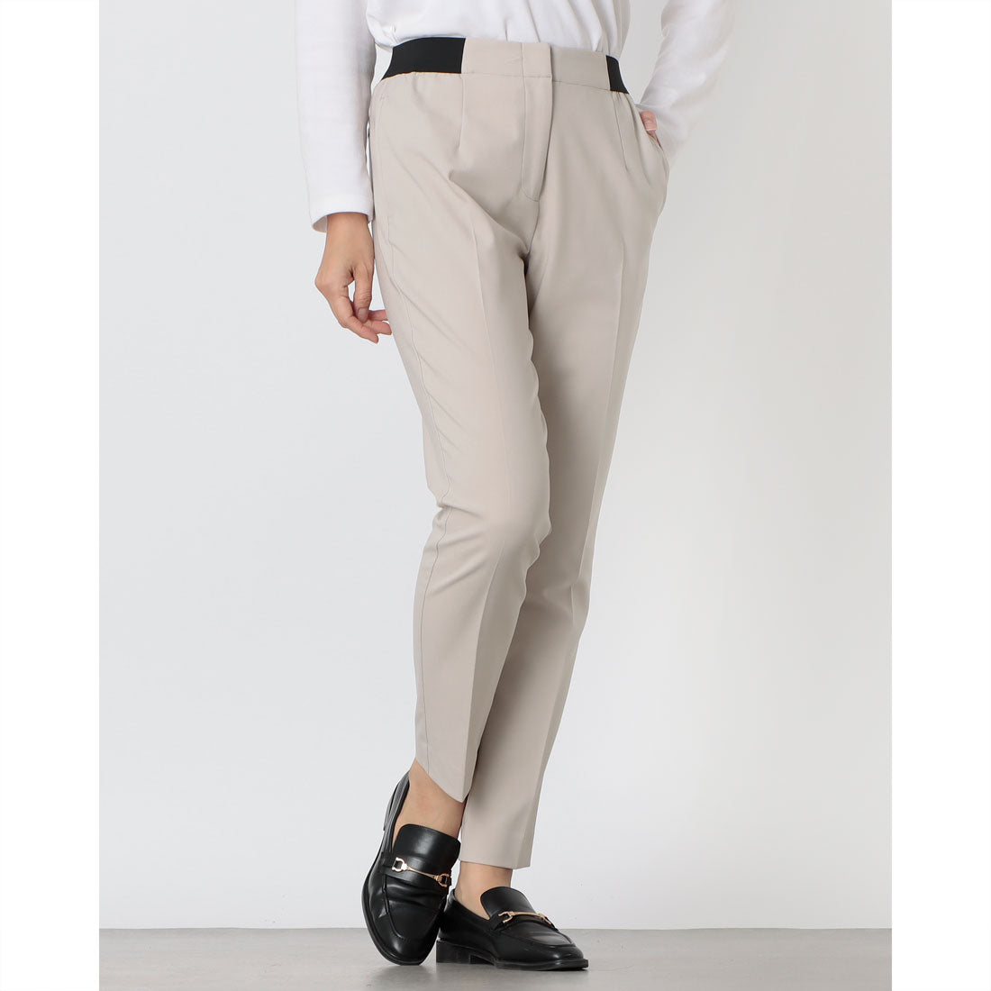 ピッツオ ビアンコ Pizzo Bianco スティックパンツ （ベージュ） ベージュ