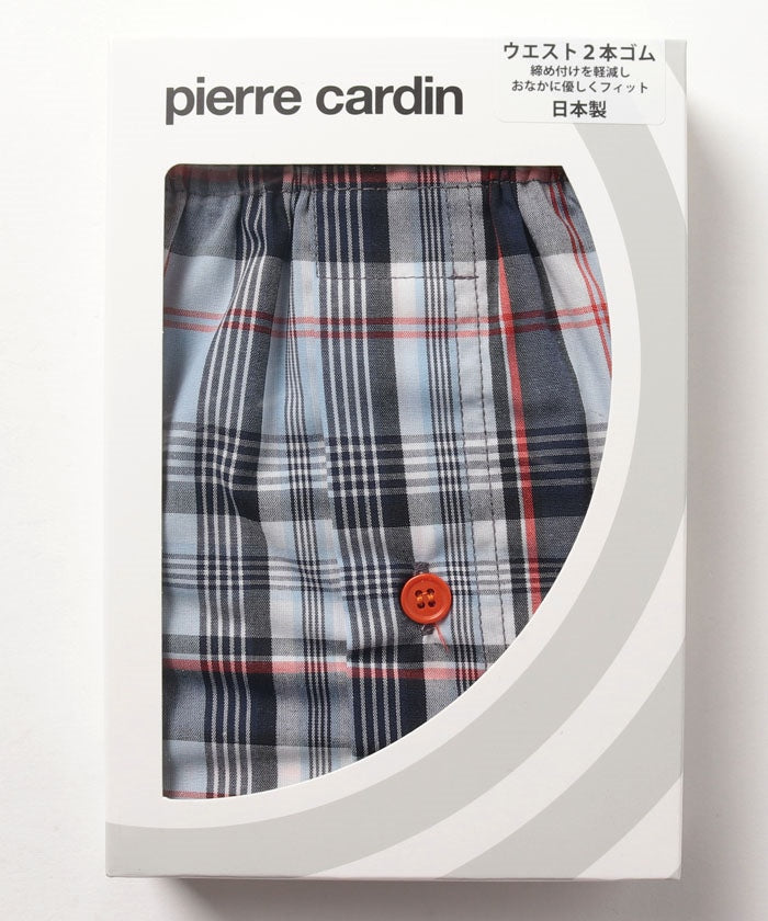 皮爾·卡丹 pierre cardin 皮爾·卡丹 馬德拉斯格紋 四角褲【不接受退貨商品】