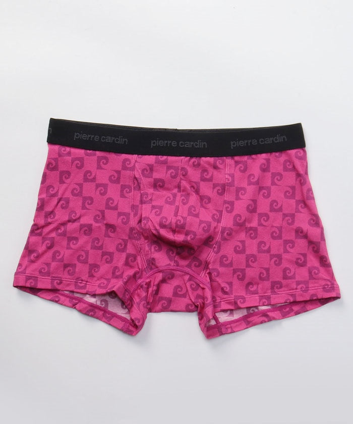 ピエールカルダン pierre cardin ピエールカルダン モノグラム柄 ボクサーパンツ【返品不可商品】 （ローズピンク） ローズピンク