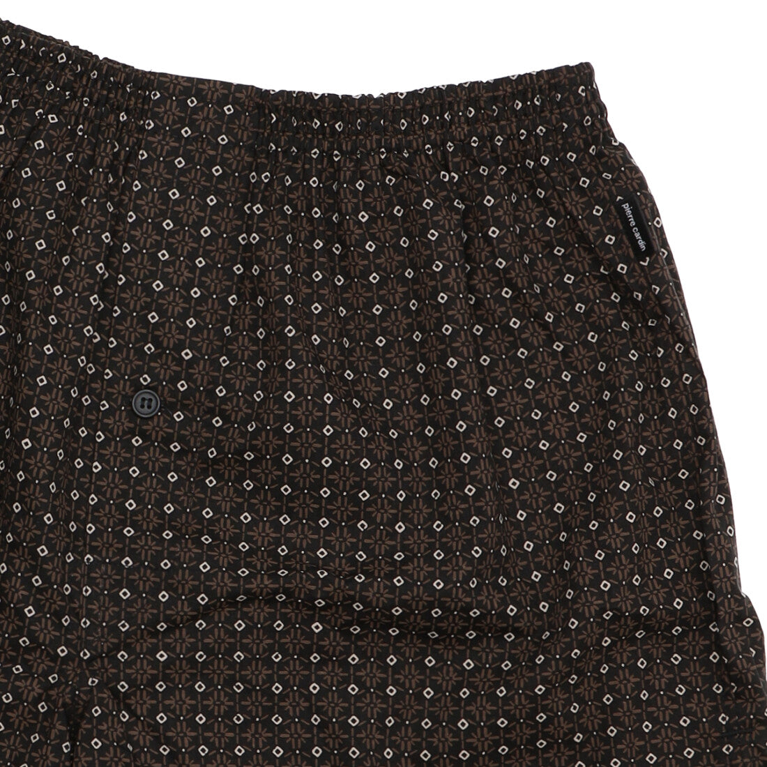 ピエールカルダン pierre cardin ピエールカルダン 幾何学柄トランクス 【返品不可商品】 （ブラック） ブラック