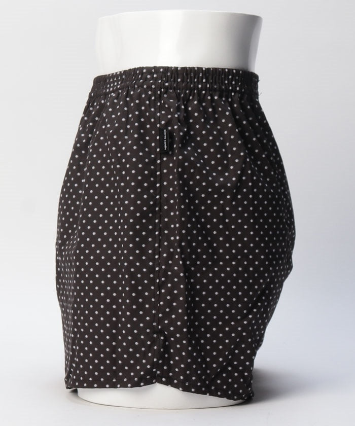 ピエールカルダン pierre cardin ピエールカルダン 幾何学柄  トランクス【返品不可商品】 （ブラック） ブラック