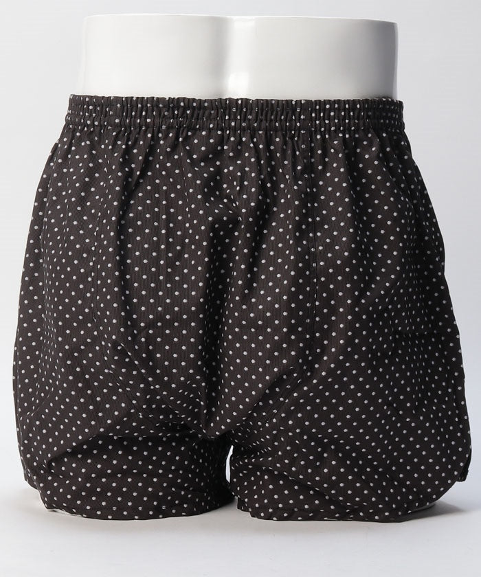 ピエールカルダン pierre cardin ピエールカルダン 幾何学柄  トランクス【返品不可商品】 （ブラック） ブラック