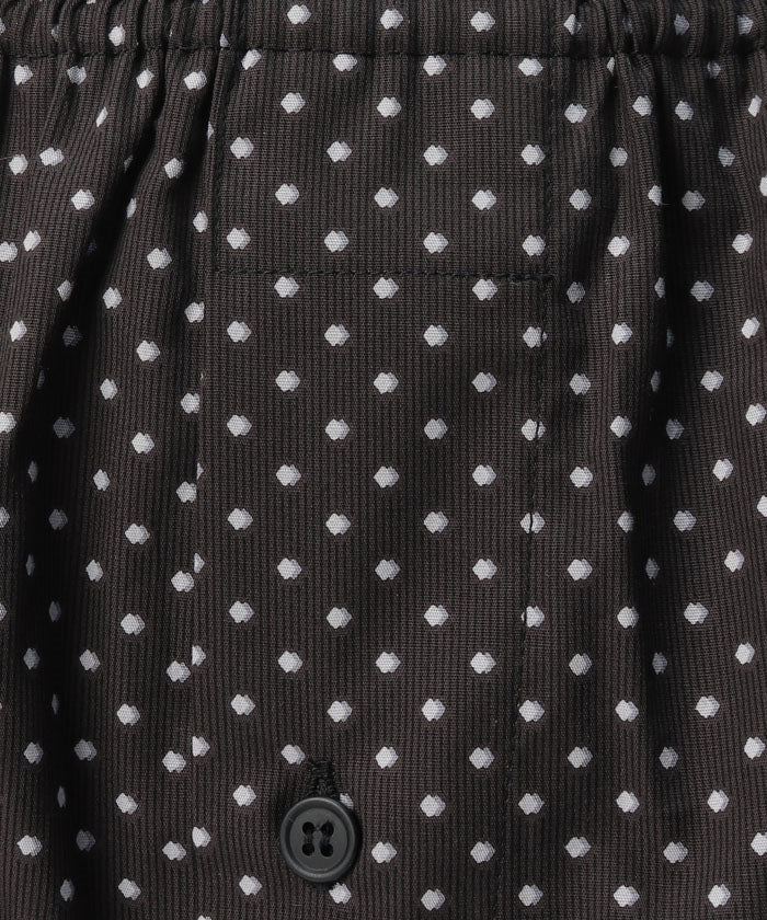 ピエールカルダン pierre cardin ピエールカルダン 幾何学柄  トランクス【返品不可商品】 （ブラック） ブラック