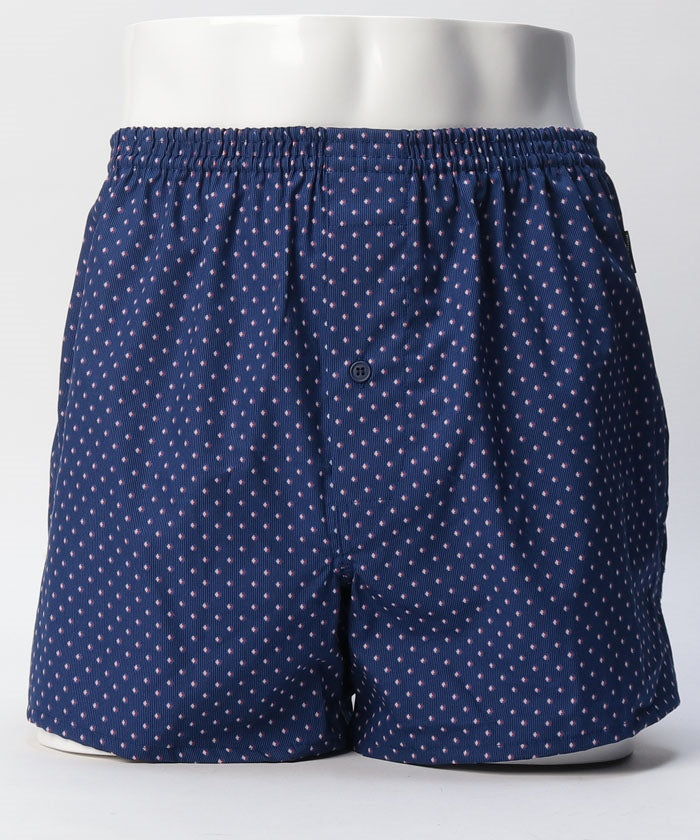 ピエールカルダン pierre cardin ピエールカルダン 幾何学柄  トランクス【返品不可商品】 （ブルー） ブルー