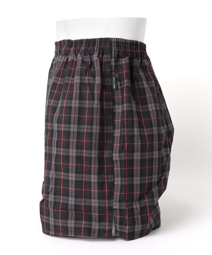 皮爾·卡丹 pierre cardin 皮爾·卡丹 格子圖案 四角褲