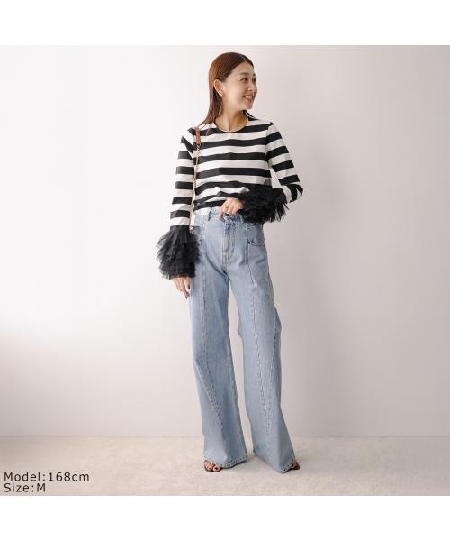 PICCIN PERLA ピッチン 袖チュールカットソー 907140 （12/ホワイト） 12/ホワイト