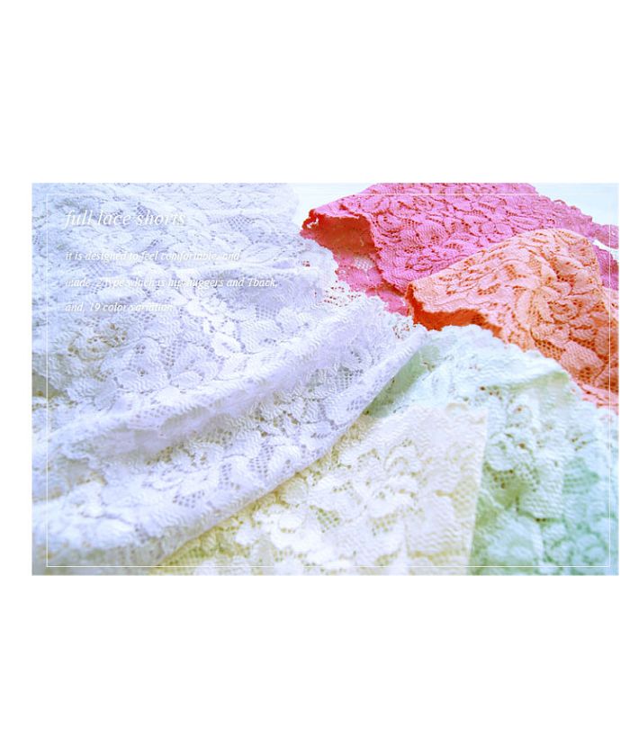 ピンクピンクピンク PINK PINK PINK ヒップハング総レースショーツ ボックスショーツ【返品不可商品】