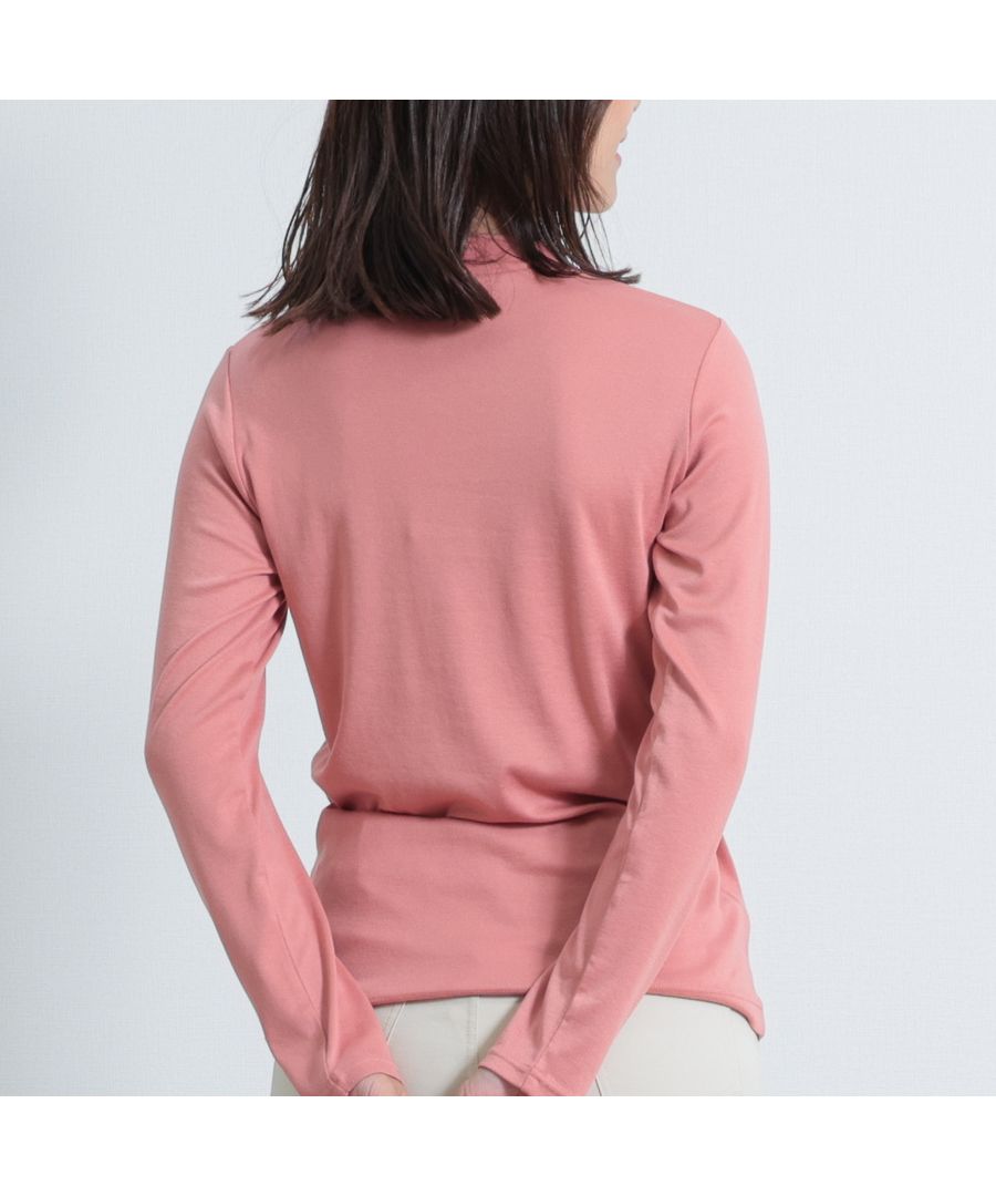ピンクピンクピンク PINK PINK PINK ガーゼフライスハイネック長袖シャツ （70ミントグリーン） 70ミントグリーン