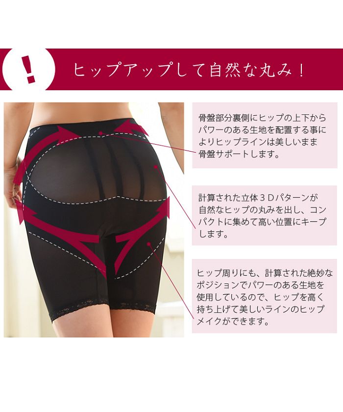 Pink Pink Pink PINK PINK PINK Pelvic Correction Long Girdle (Hip Up, Tummy Tightening black M L LL Postpartum Girdle Pelvic Correction Pelvic Girdle Hip Up Underwear Inner Ladies Pelvic Girdle 【Non-returnable item】 (Black)