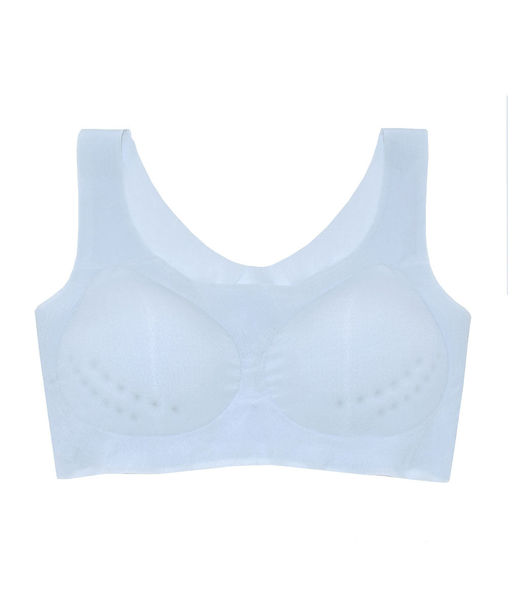 ピンクピンクピンク PINK PINK PINK 涼感×超極薄シームレスブラジャー 素肌感覚ブラ ストレスフリー （モカ） モカ