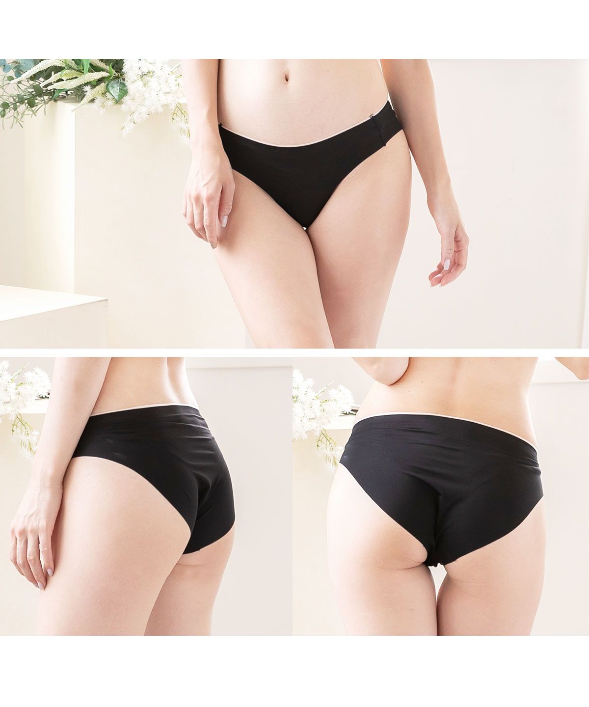 Pink Pink Pink PINK PINK PINK Smooth Fit Ultra-Thin Shorts Seamless Like Bare Skin Hardly Shows Through Single Item Ladies M L LL 【Non-Returnable Product】