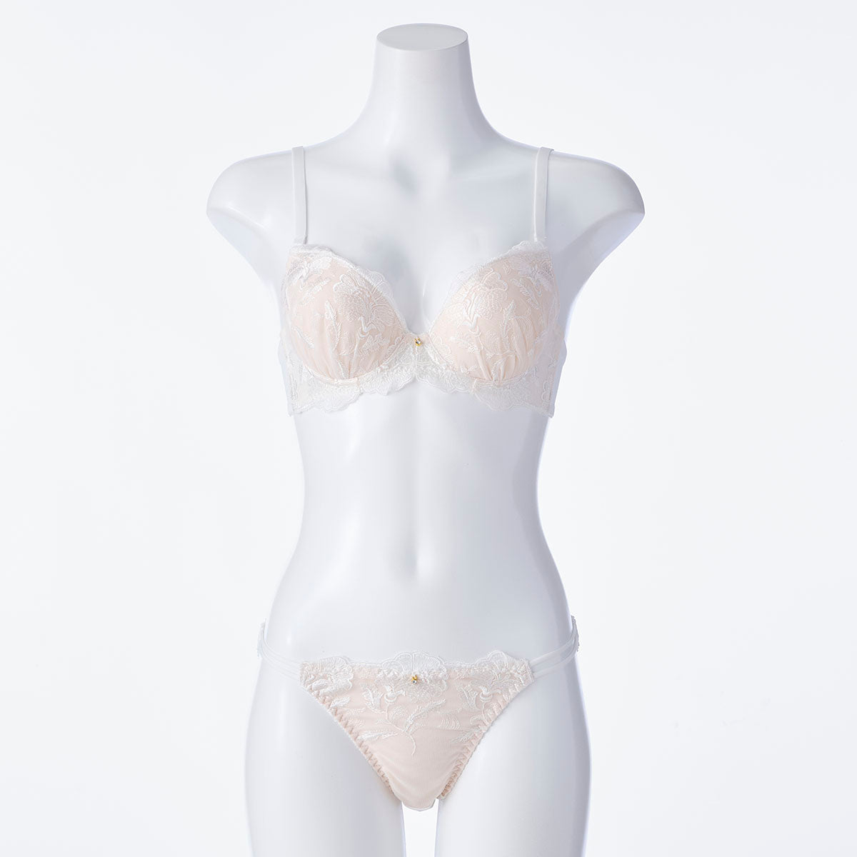 ピンクピンクピンク PINK PINK PINK granatus/グラナティス ヌーディフラワーブラ&ショーツセット  下着 ブラ ブラジャー ショーツ 下着上下セット 下着セット セットアップ 【返品不可商品】 （グリーン） グリーン