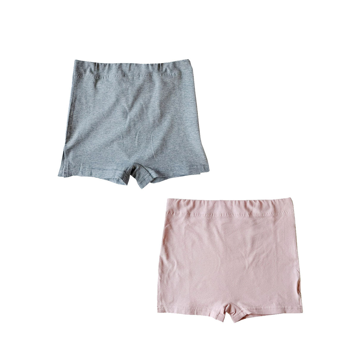 ピンクピンクピンク PINK PINK PINK 選べる2枚セット ショーツ コットン95％ 脚口ゆったり 締め付けない ふんどしショーツ まるで履いてない おやすみパンツ 【返品不可商品】 （グレー×ピンク） グレー×ピンク