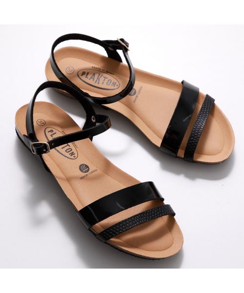プラクトン PLAKTON PLAKTON サンダル 715348 アンクルストラップ （NEGRO-NEGRO/ブラック） NEGRO-NEGRO/ブラック