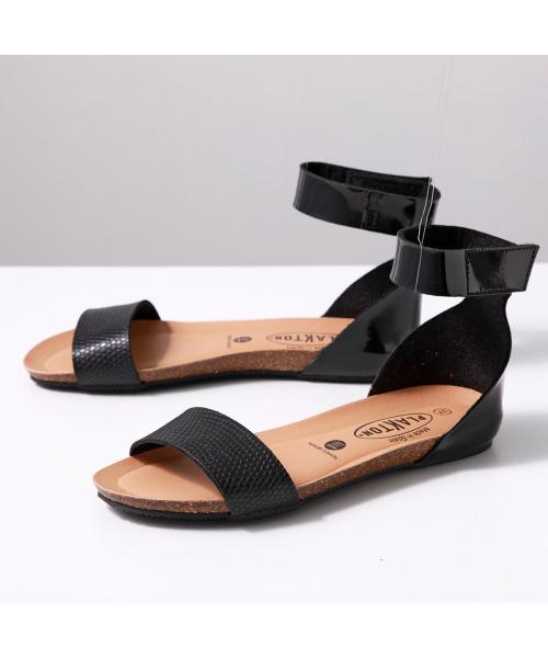 プラクトン PLAKTON PLAKTON  サンダル 715130 アンクルストラップ （CRUDO-NEGRO/ベージュ他） CRUDO-NEGRO/ベージュ他