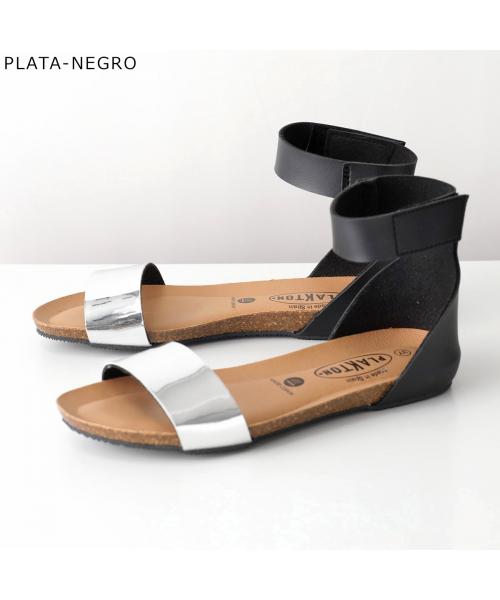 プラクトン PLAKTON PLAKTON  サンダル 715130 アンクルストラップ （CRUDO-NEGRO/ベージュ他） CRUDO-NEGRO/ベージュ他