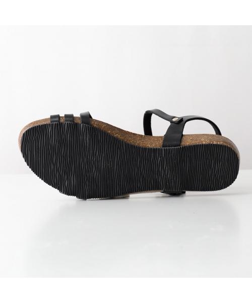 プラクトン PLAKTON PLAKTON サンダル 715660 エコレザー クロスストラップ （NEGRO/ブラック） NEGRO/ブラック