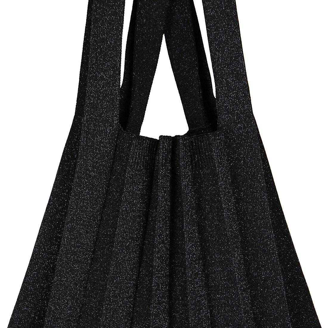 プリーツママ PLEATSMAMA グリッタートートバッグ  sh-bk-gl-bl （BLACK） BLACK