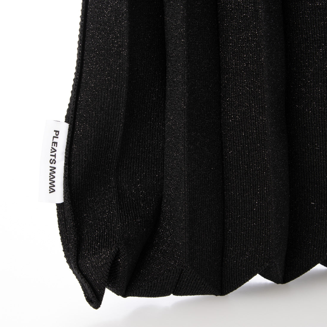 プリーツママ PLEATSMAMA グリッタートートバッグ  sh-bk-gl-bl （BLACK） BLACK