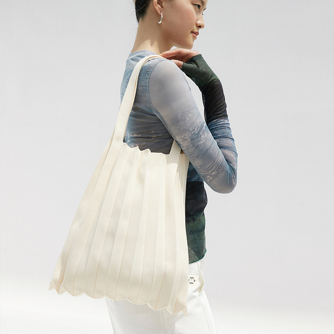 プリーツママ PLEATSMAMA トートバッグ sh-bk-cream （CREAM） CREAM