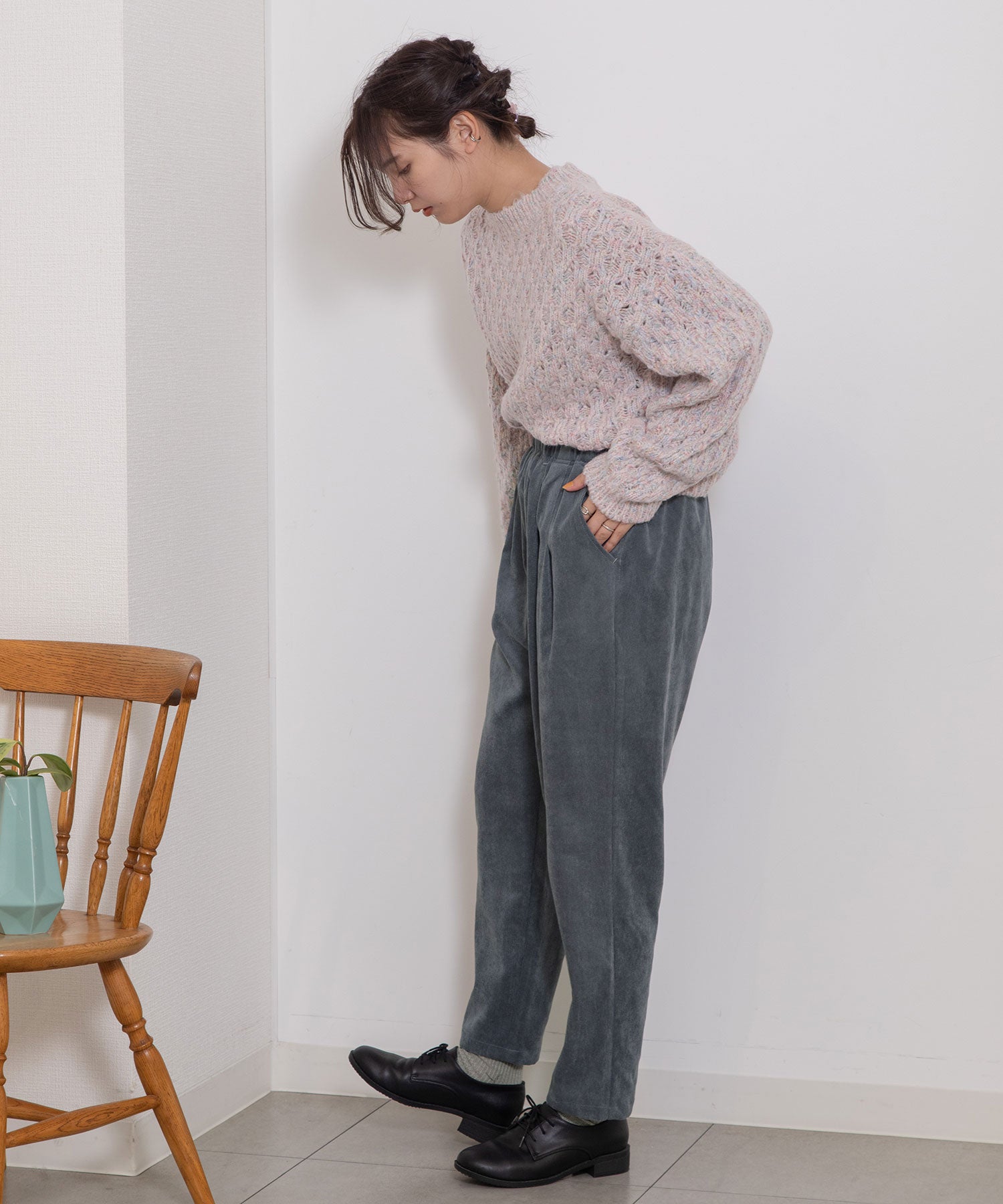 プードゥドゥ POU DOU DOU シャツコールペグトップパンツ