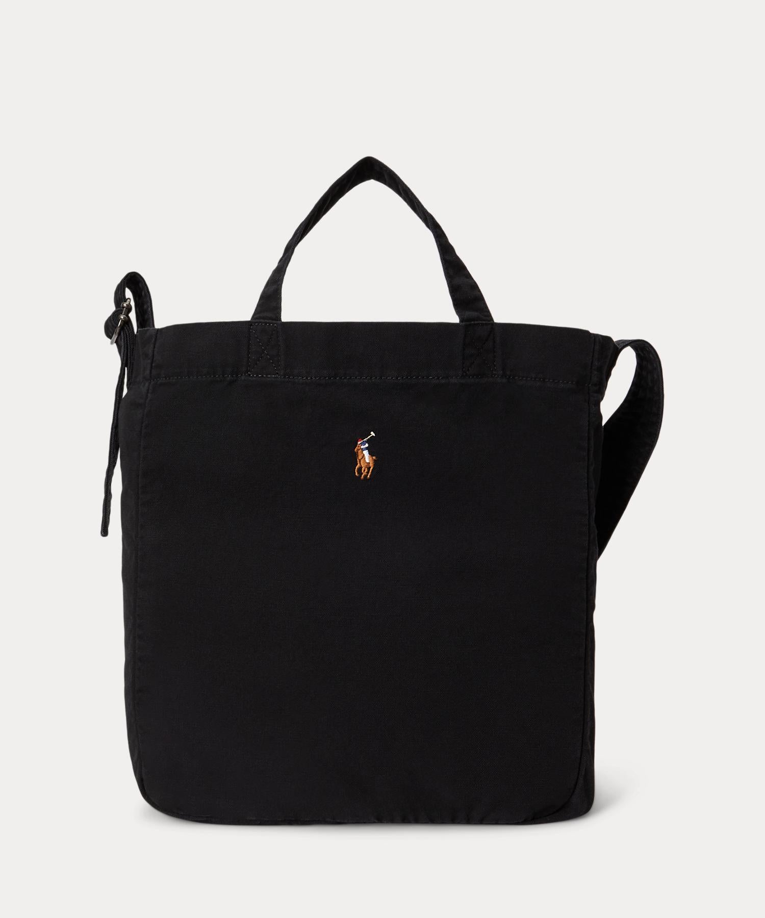 ポロ ラルフ ローレン POLO RALPH LAUREN キャンバス ショッパー トート （001ブラック） 001ブラック