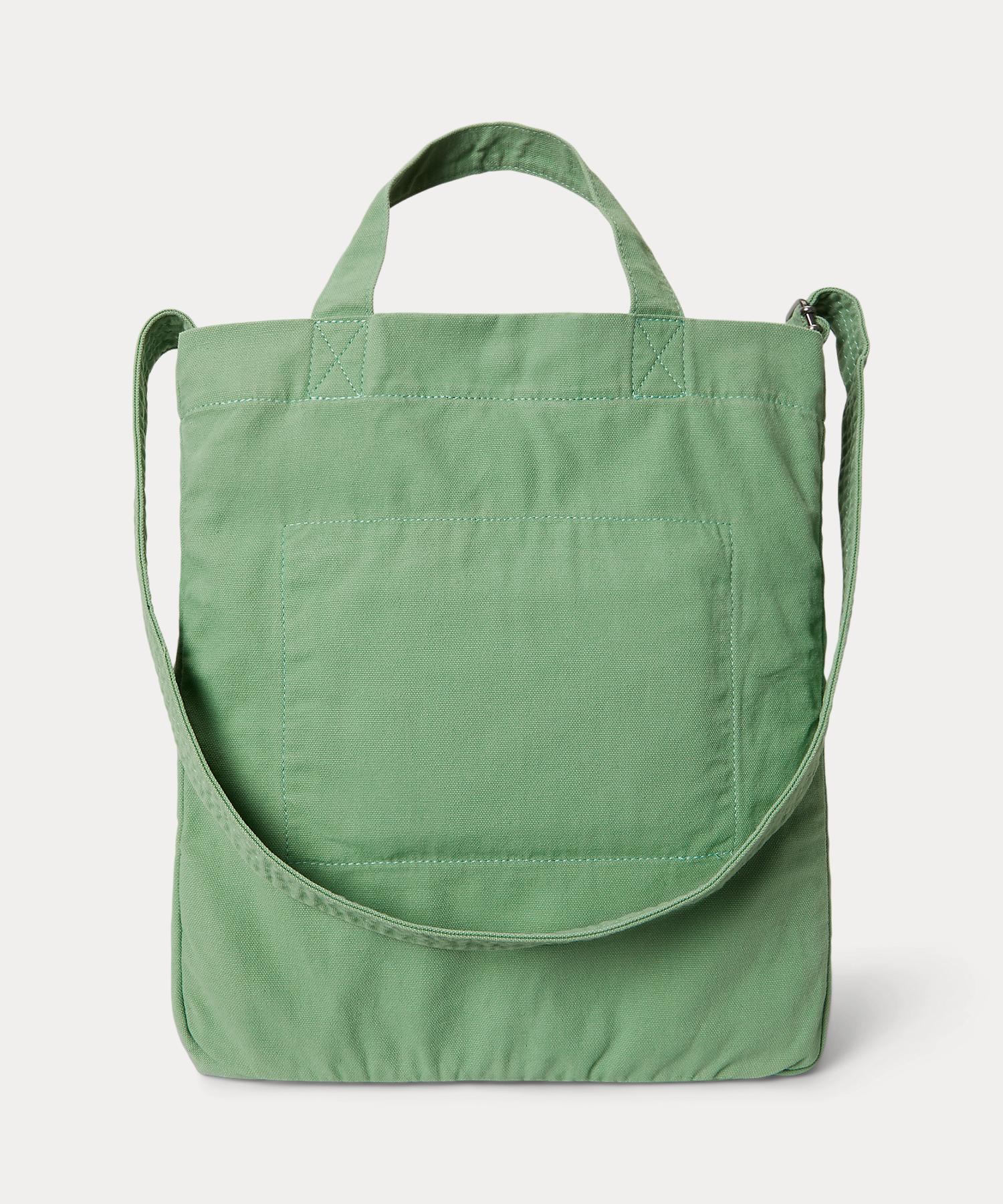 ポロ ラルフ ローレン POLO RALPH LAUREN キャンバス ショッパー トート （310グリーン） 310グリーン