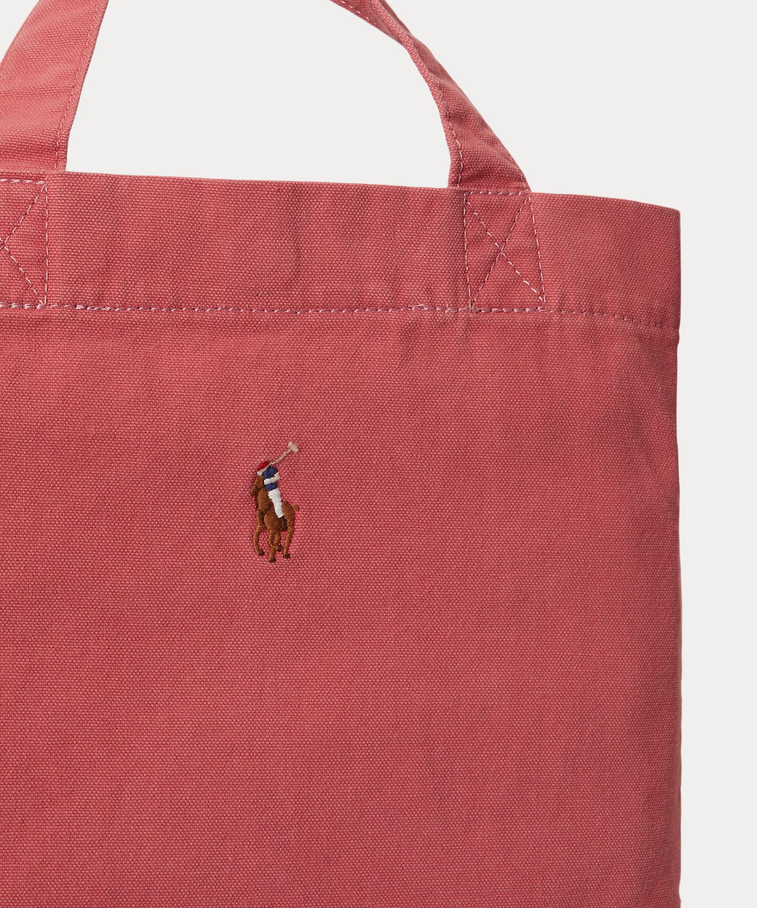 ポロ ラルフ ローレン POLO RALPH LAUREN キャンバス ショッパー トート （600レッド） 600レッド