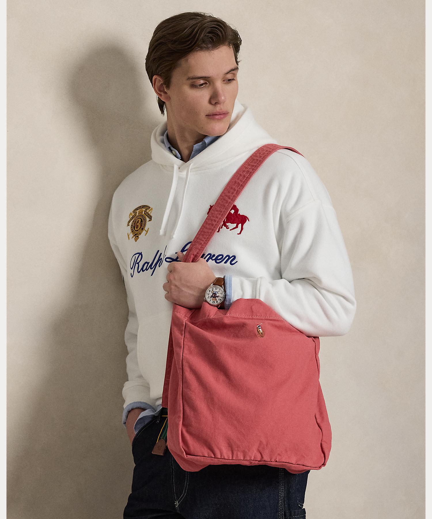 ポロ ラルフ ローレン POLO RALPH LAUREN キャンバス ショッパー トート （600レッド） 600レッド