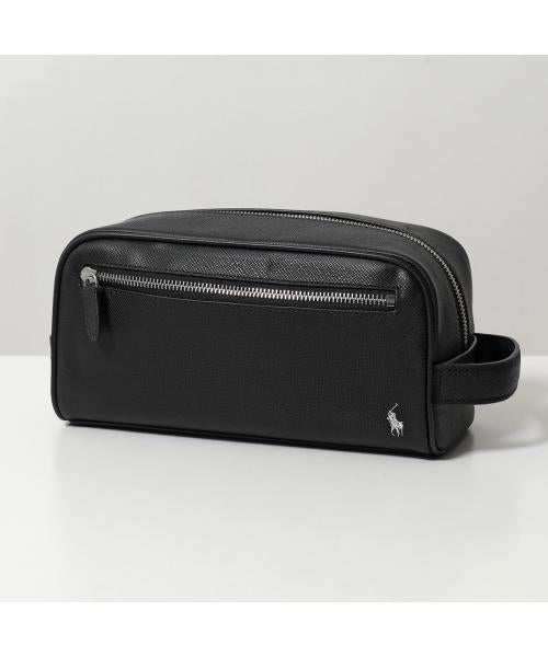 ポロ ラルフ ローレン POLO RALPH LAUREN Polo Ralph Lauren クラッチバッグ wash bag 405931676 （003/BLK/SLV/ブラック） 003/BLK/SLV/ブラック