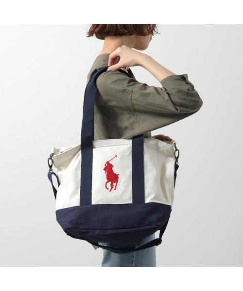 ポロ ラルフ ローレン POLO RALPH LAUREN Polo Ralph Lauren トートバッグ 9AR023 ショルダーバッグ （BDF/WHITE/NEWPORT-N） BDF/WHITE/NEWPORT-N
