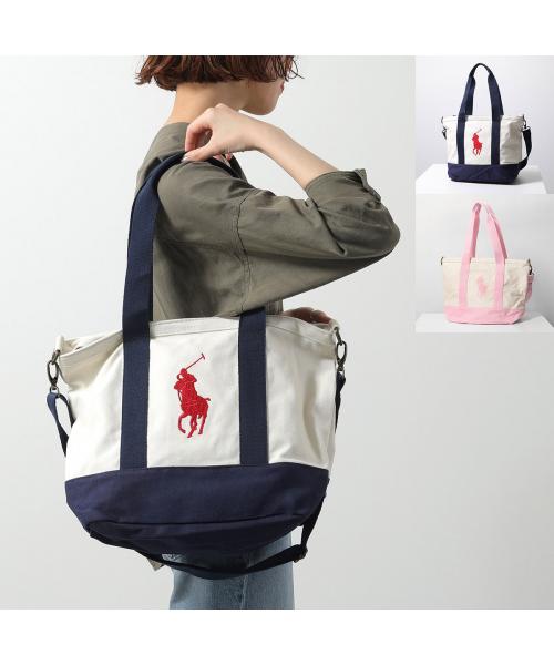 ポロ ラルフ ローレン POLO RALPH LAUREN Polo Ralph Lauren トートバッグ 9AR023 ショルダーバッグ （BDF/WHITE/NEWPORT-N） BDF/WHITE/NEWPORT-N