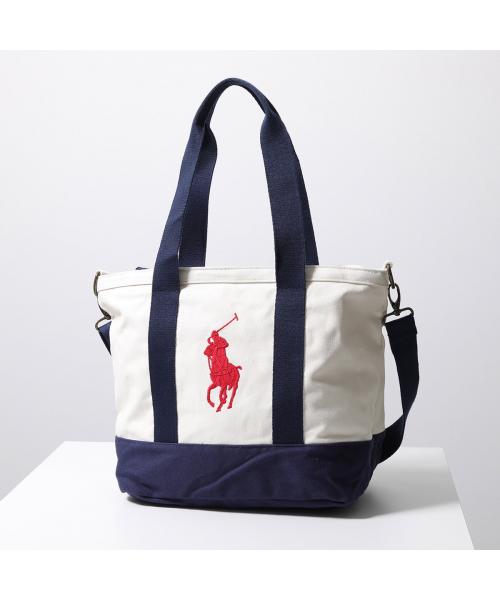 ポロ ラルフ ローレン POLO RALPH LAUREN Polo Ralph Lauren トートバッグ 9AR023 ショルダーバッグ （BDF/WHITE/NEWPORT-N） BDF/WHITE/NEWPORT-N