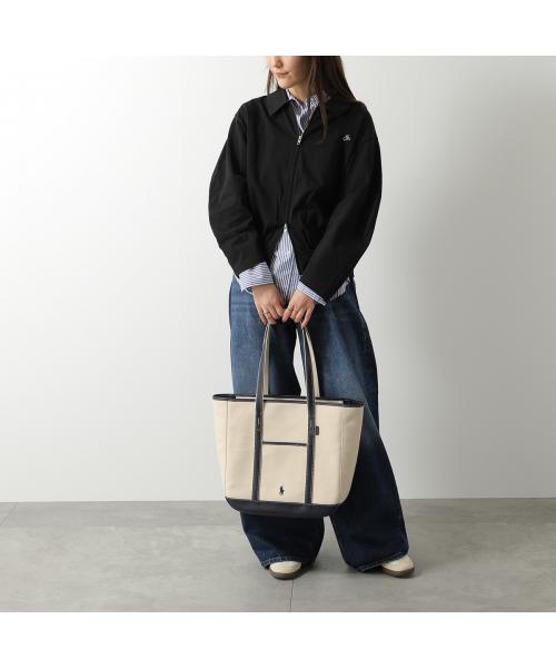 ポロ ラルフ ローレン POLO RALPH LAUREN Polo Ralph Lauren トートバッグ 428968158 ポニー刺繍 （002/ECRU-NAVY） 002/ECRU-NAVY
