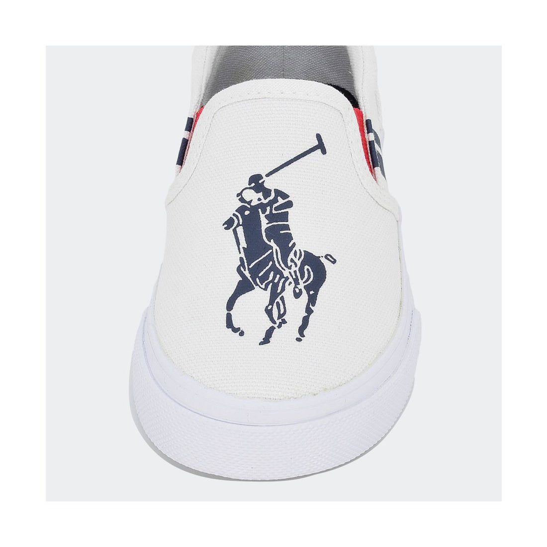 ポロ ラルフ ローレン POLO RALPH LAUREN スニーカー スリッポン キッズ MACEN POLO RALPH LAUREN RF102454 RF102205 キャンバス （ホワイト） ホワイト