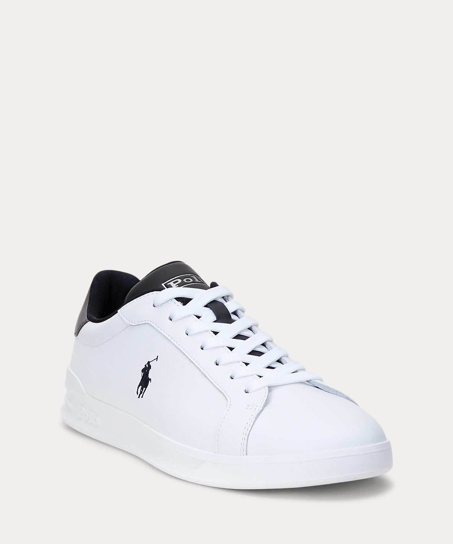 ポロ ラルフ ローレン POLO RALPH LAUREN ヘリテージ Court II ナッパ レザー スニーカー （100ホワイト） 100ホワイト