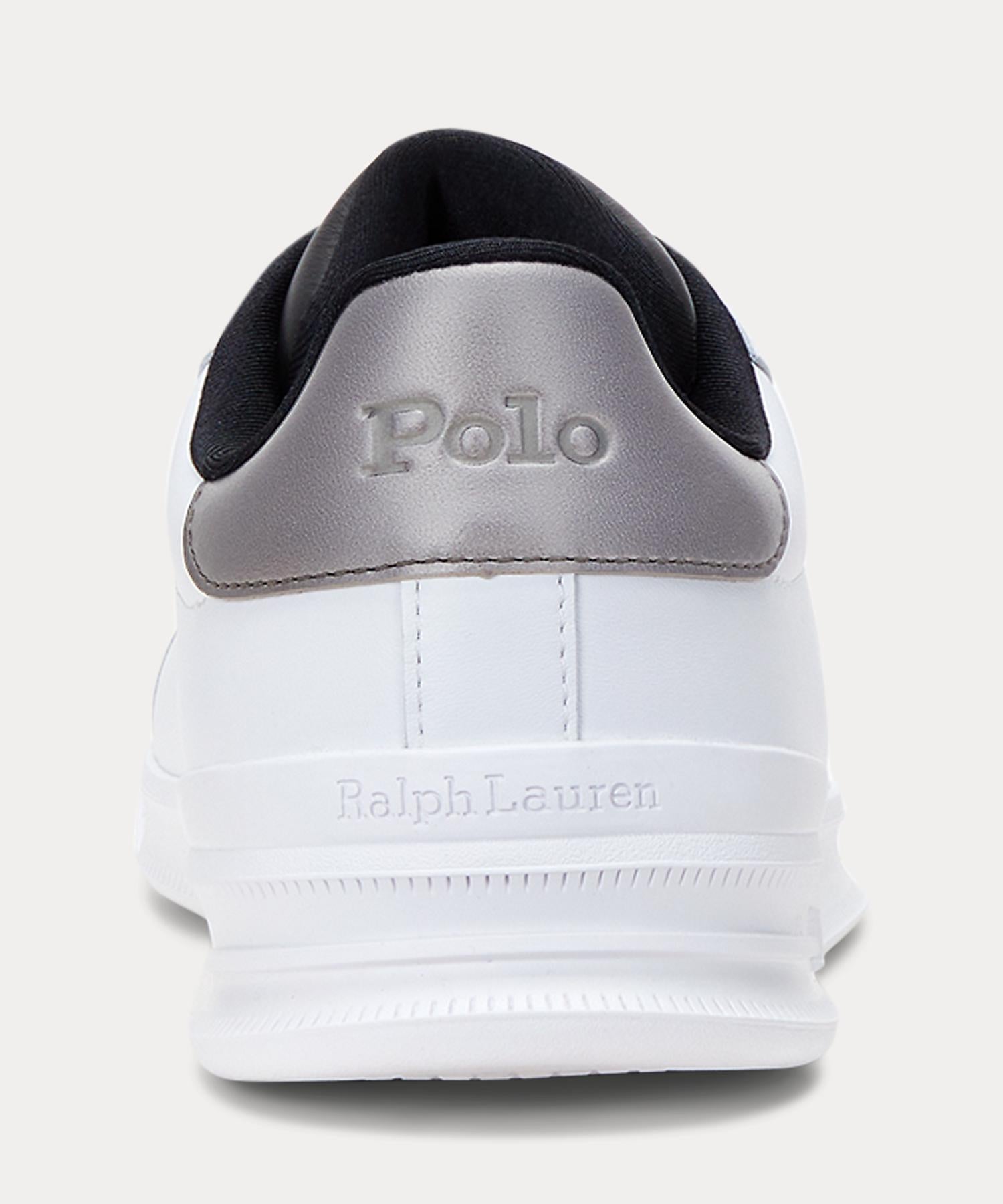 ポロ ラルフ ローレン POLO RALPH LAUREN ヘリテージ Court II ナッパ レザー スニーカー （100ホワイト） 100ホワイト