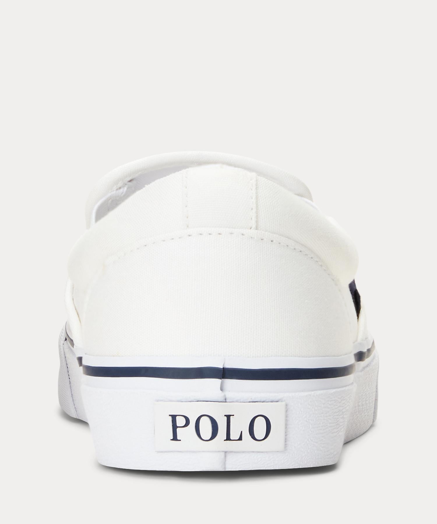 ポロ ラルフ ローレン POLO RALPH LAUREN KEATON-SLIP-SNEAKERS-SLIP ON CANVAS