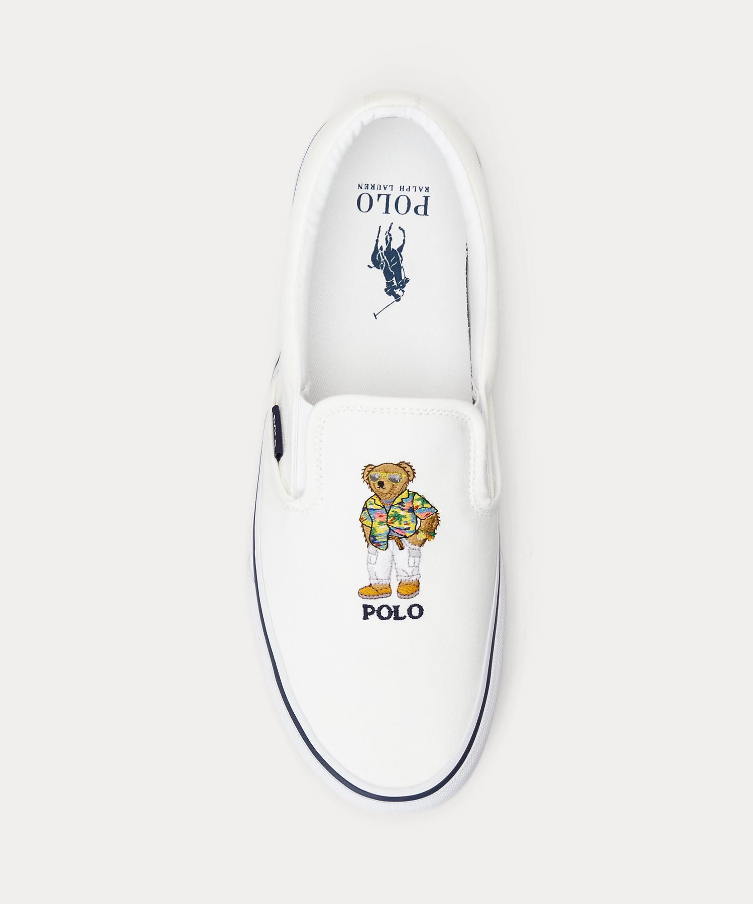 ポロ ラルフ ローレン POLO RALPH LAUREN KEATON-SLIP-SNEAKERS-SLIP ON CANVAS