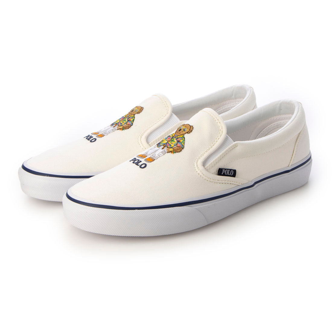 ポロ ラルフ ローレン POLO RALPH LAUREN KEATON-SLIP-SNEAKERS-SLIP ON CANVAS