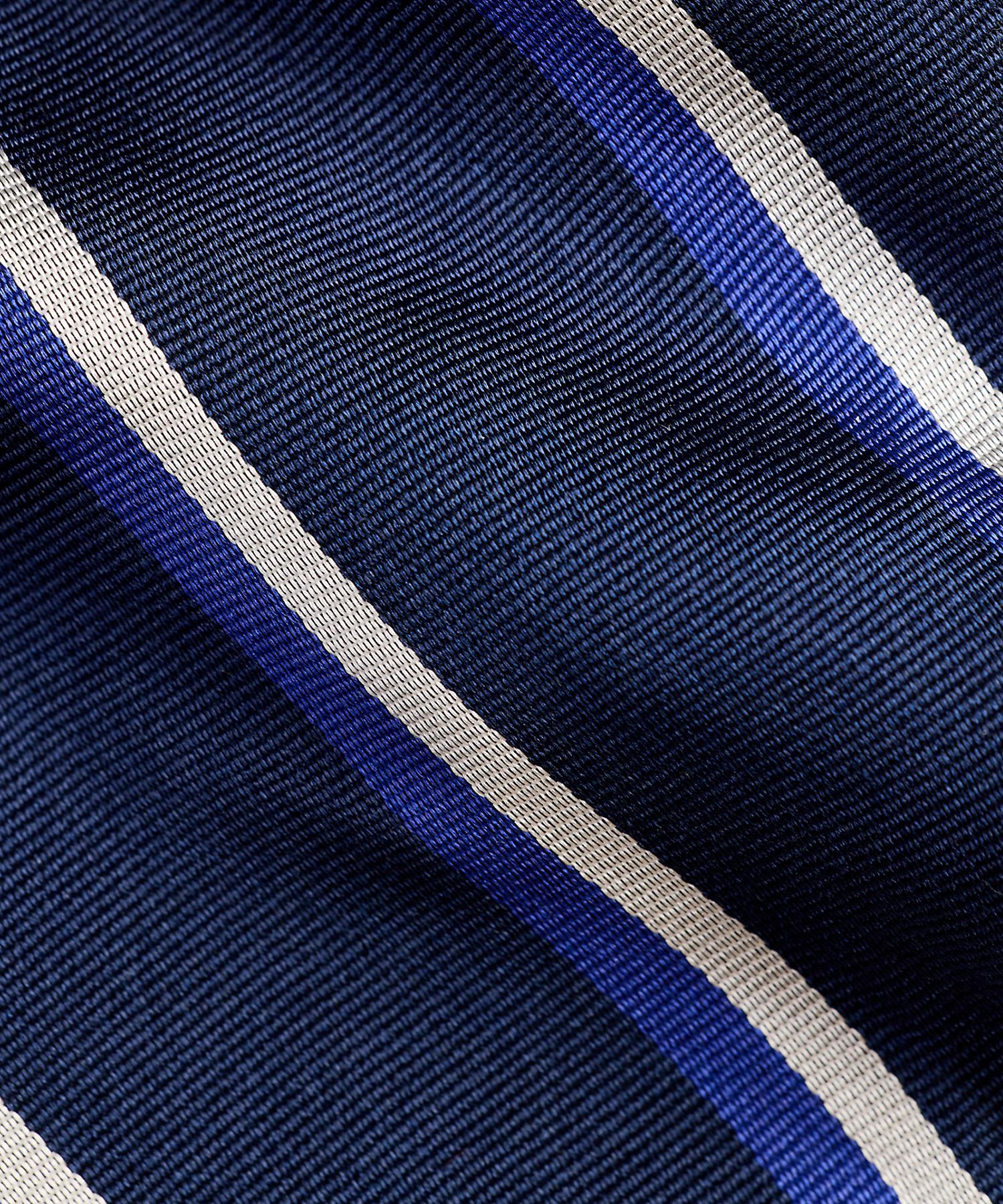 ポロ ラルフ ローレン POLO RALPH LAUREN ストライプド シルク ネクタイ （400ブルー） 400ブルー