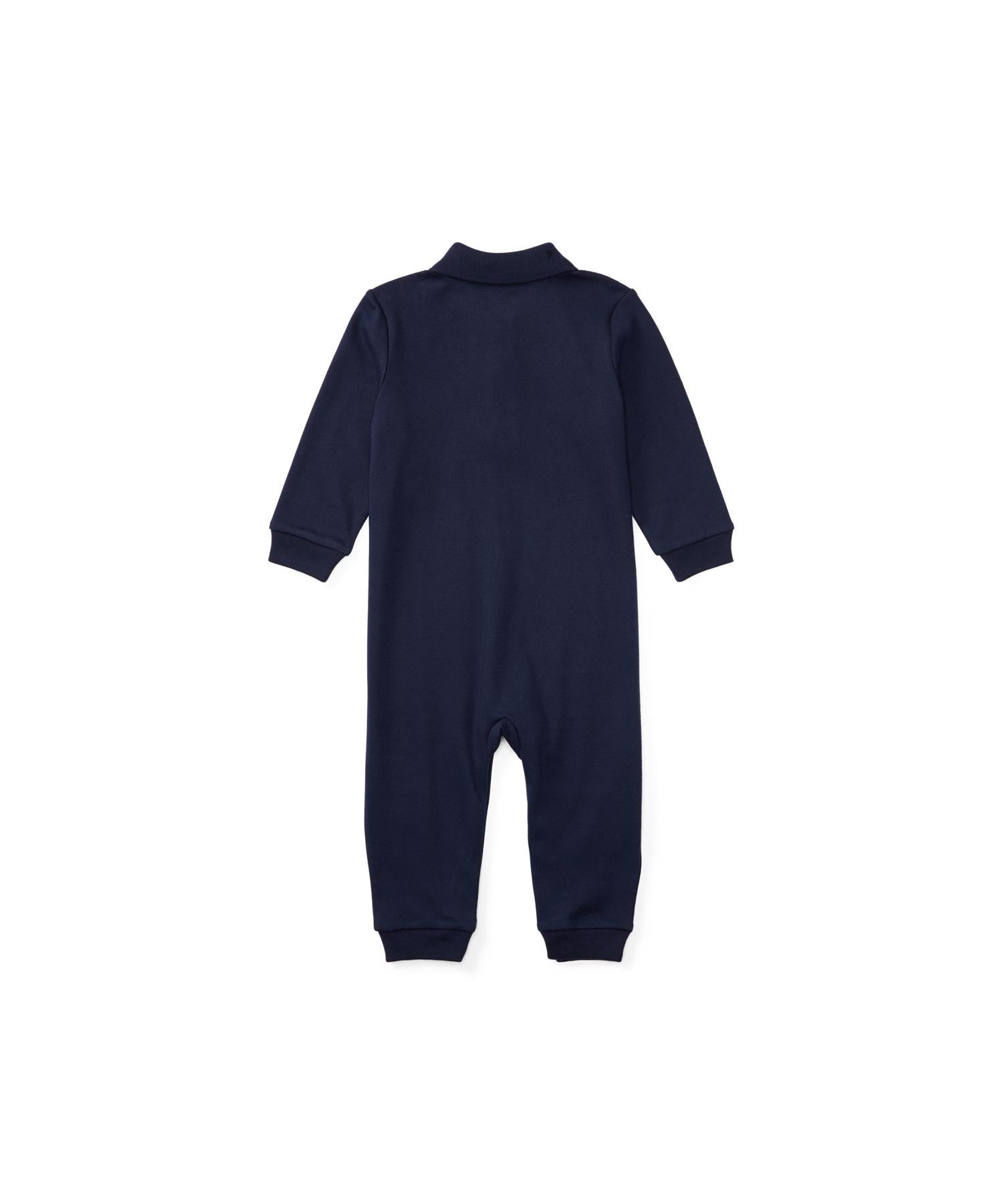 ポロ ラルフ ローレン POLO RALPH LAUREN (ベビー)コットン インターロック カバーオール （410ネイビー） 410ネイビー