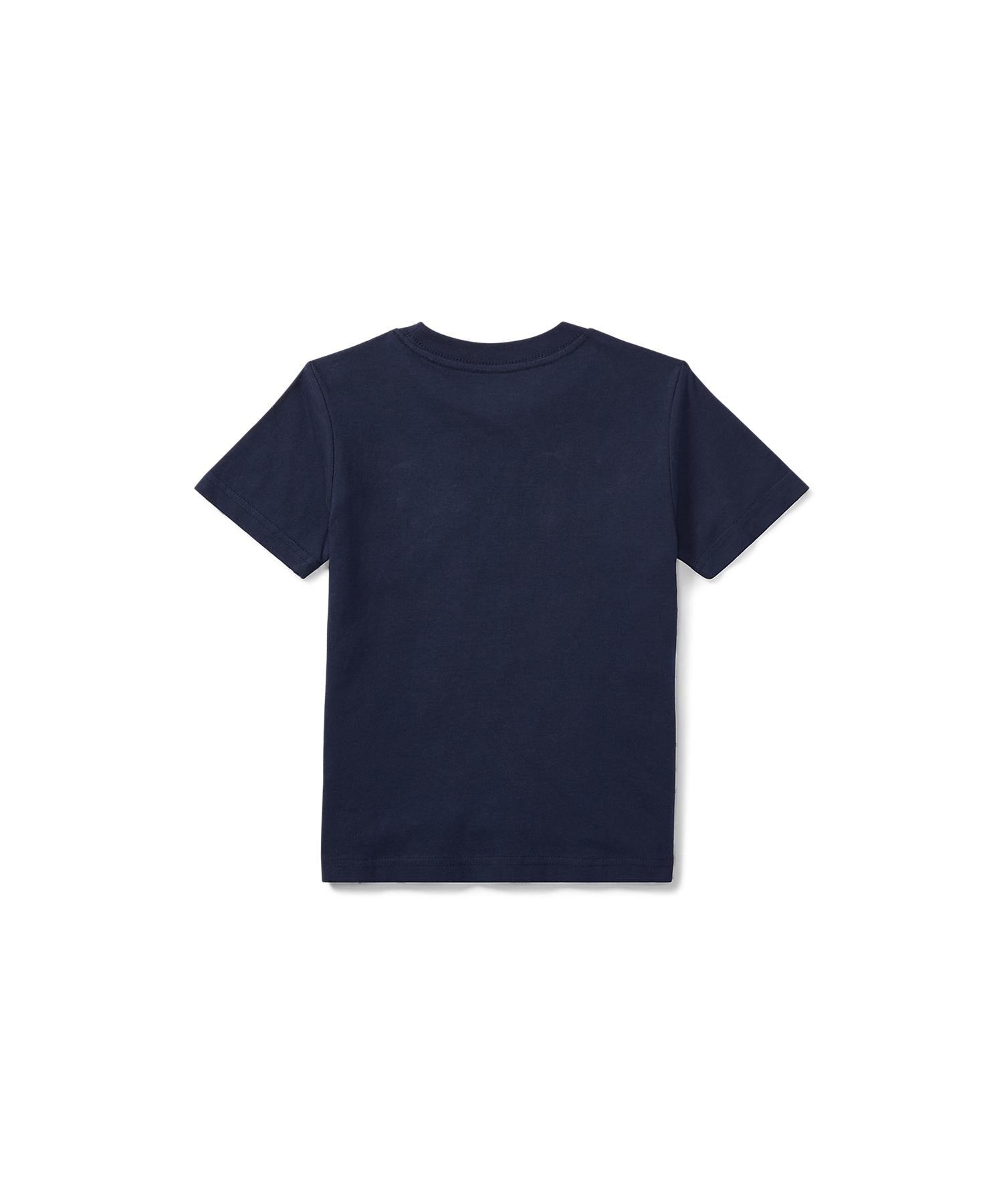 ポロ ラルフ ローレン POLO RALPH LAUREN (ボーイズ 2才～7才)コットン ジャージー クルーネック Tシャツ （410ネイビー） 410ネイビー