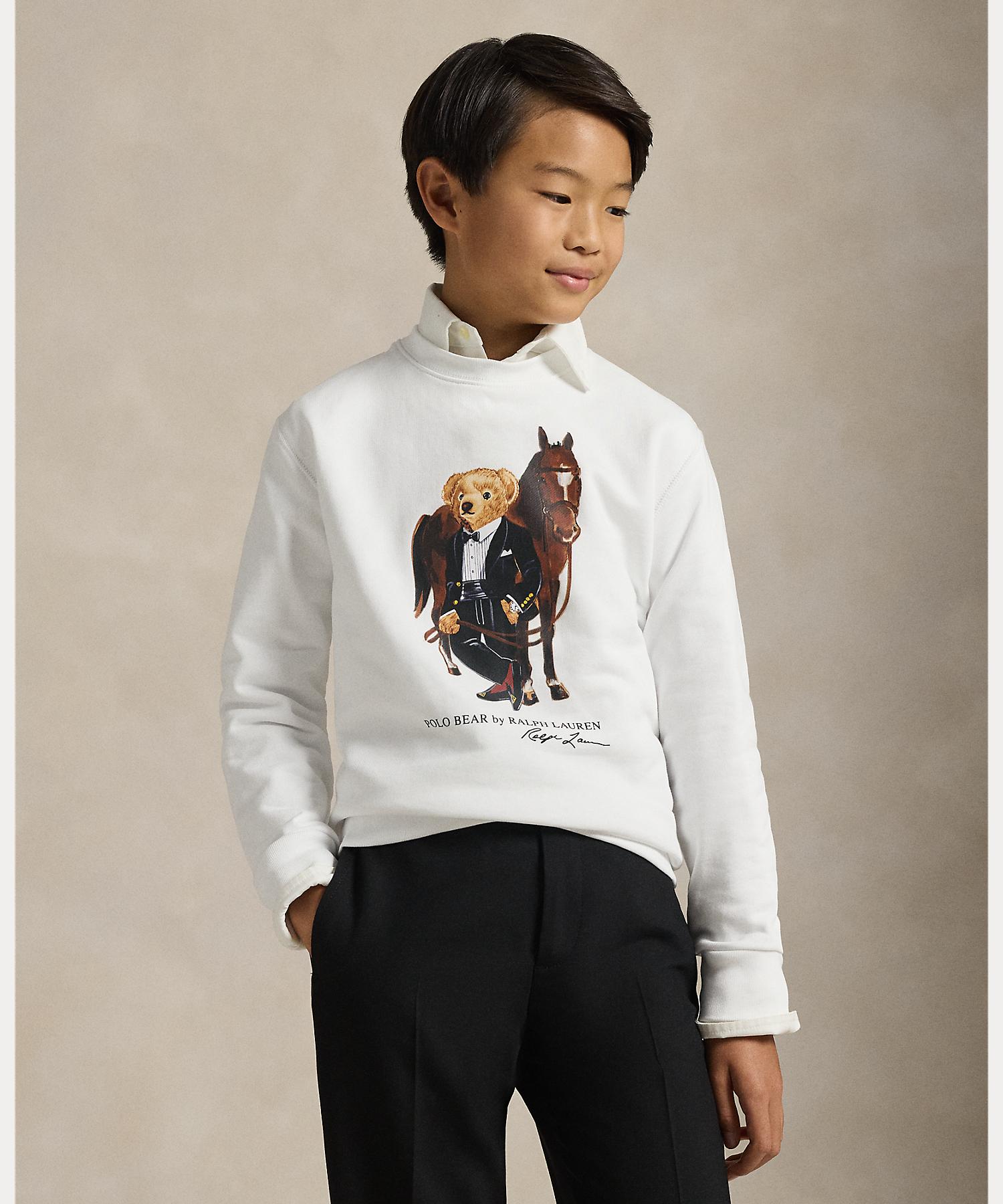ポロ ラルフ ローレン POLO RALPH LAUREN (ボーイズ 8才～20才)ルナー ニュー イヤー Polo ベア スウェットシャツ （100ホワイト） 100ホワイト