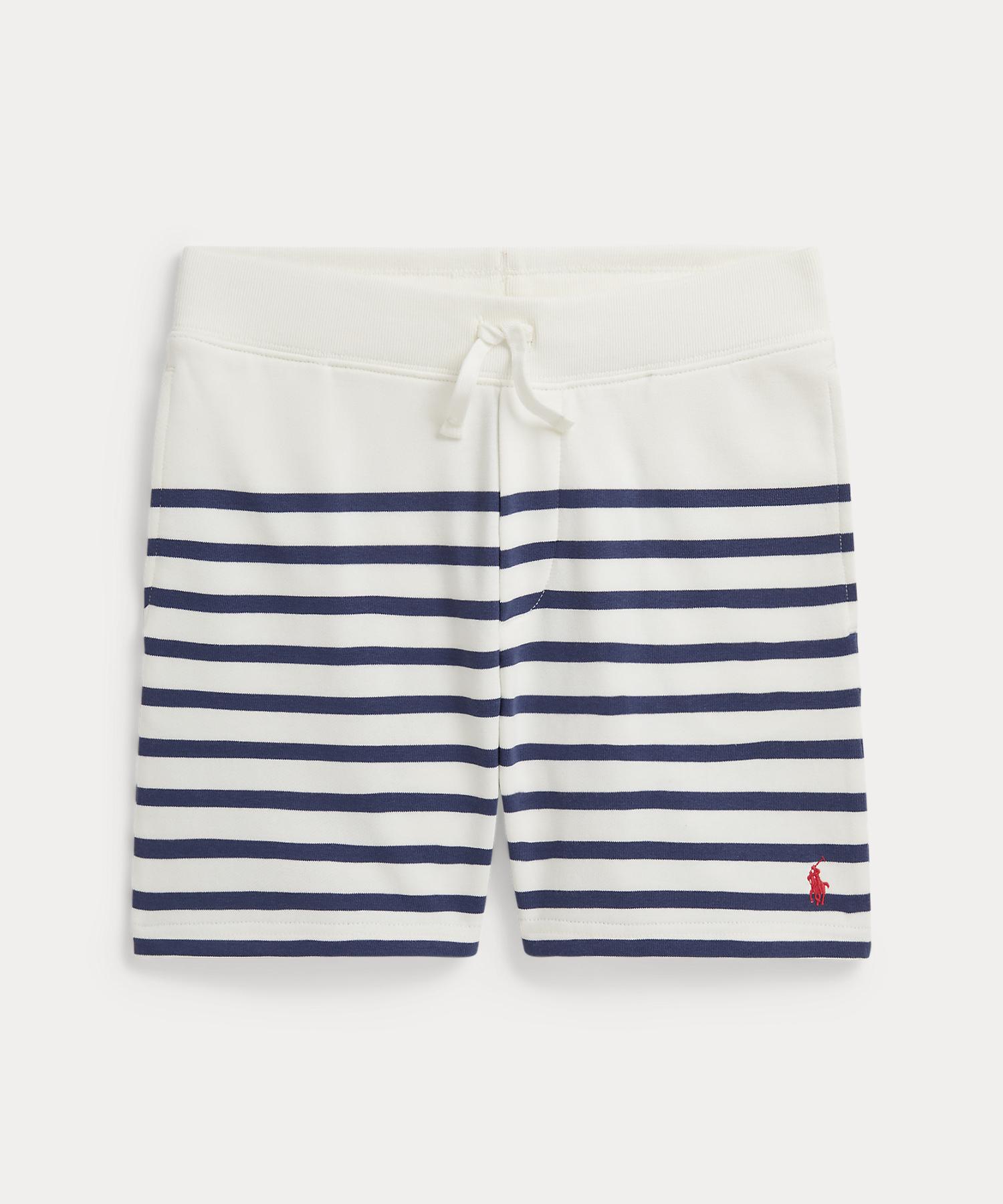 ポロ ラルフ ローレン POLO RALPH LAUREN (ボーイズ 8才～20才)ストライプド フレンチ テリー ショートパンツ （100ホワイト） 100ホワイト
