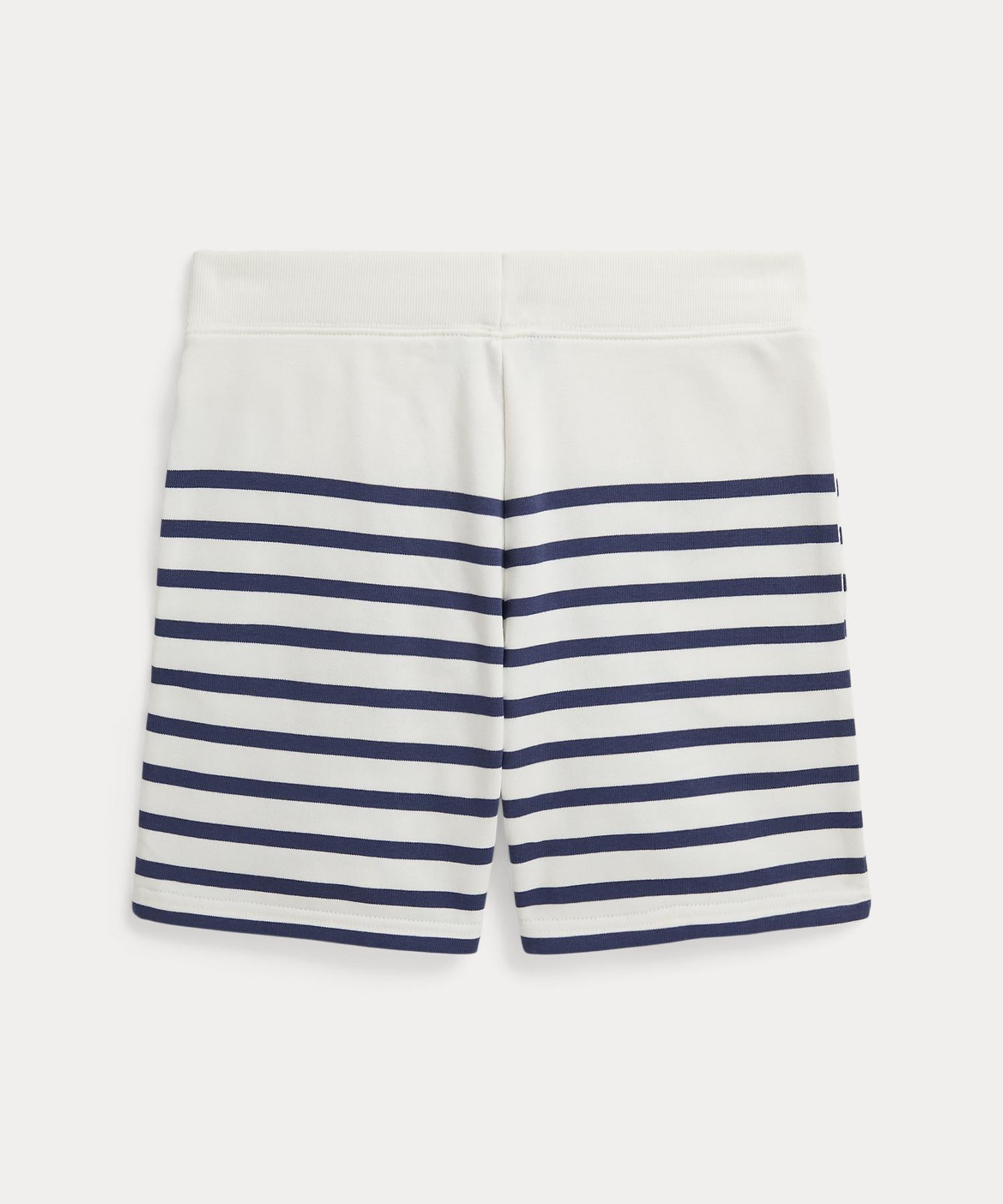 ポロ ラルフ ローレン POLO RALPH LAUREN (ボーイズ 8才～20才)ストライプド フレンチ テリー ショートパンツ （100ホワイト） 100ホワイト