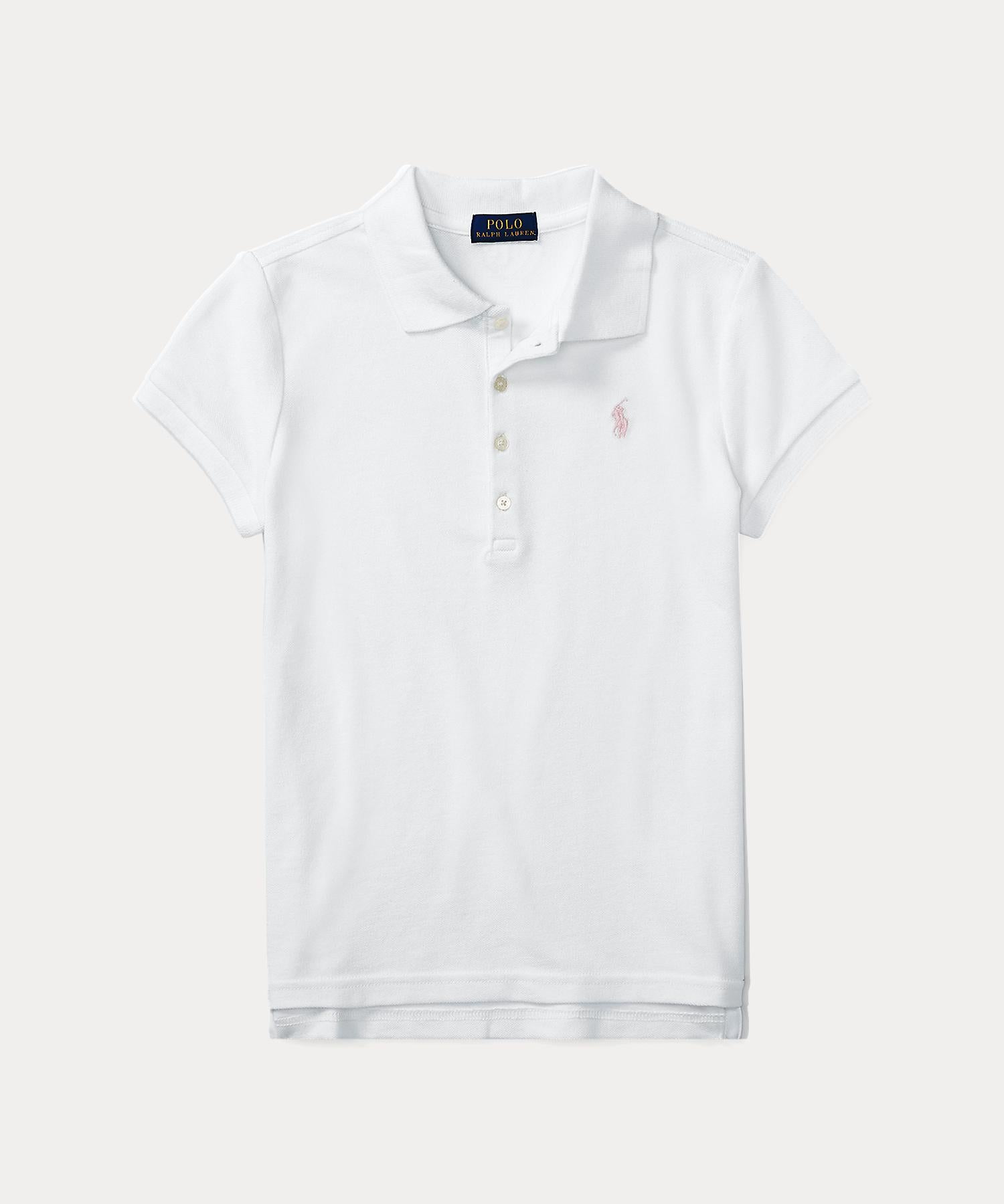 ポロ ラルフ ローレン POLO RALPH LAUREN (ガールズ 7才～16才)コットン ポロシャツ （100ホワイト） 100ホワイト